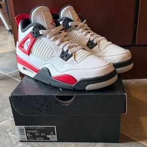 Air Jordan 4 “Red Cement” Size 6Y